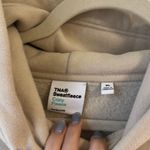 Aritzia cream TNA Sweatfleece Cozy Fleece Hoodie Photo 2