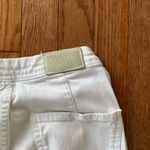 white Bershka flare wide leg jeans Size 4 Photo 9