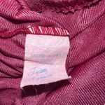 VINTAGE Fantasy Nightwear Pajamas Set Womens Medium Purple Nylon 2 PC Top Pants Photo 8