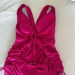 SOLUNA Shirred Delight One Piece Swimsuit, Medium, $148 Pink Photo 7