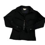 Vertigo Paris Vintage black snap button down top Photo 2