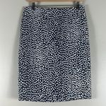 J.Crew  NWT 100% Cotton Printed Basketweave Pencil Skirt Photo 2