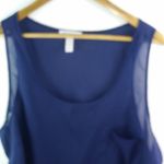 Ambiance Apparel 3X Navy Tank Top Plus Blue Photo 1