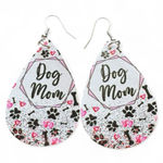 None Dog Mom Teardrop Earrings Photo 0