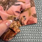 Sensi Studio Safari Pink Wrap Tunic Zebra Dress Red Sz S Photo 3