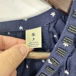 Maison Scotch Dress Womens Large‎ Blue White Star Print Boho Midi Pioneer Preppy Photo 2