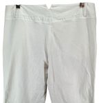 Cynthia Steffe Pants Women 8 White Linen Blend Pinstripe Flare Retro Y2K Coastal Photo 4