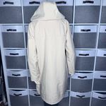 Mondetta  Raincoat Hooded Longline Soft Shell Warm Beige Coat Size Medium Photo 4