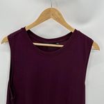 Athleta  Cloudlight Asym Burgundy Side Tie Tank Top Women's Size X-Large XL Photo 0