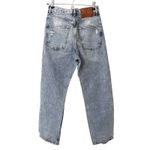 ZARA The Pepper Mom Jean Distressed Light Wash Sz 2 Photo 2