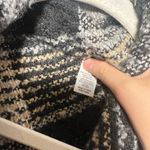 Apt. 9  Black Plaid Ruana Poncho Photo 5