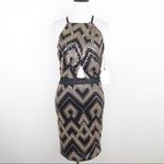Leith NWT sequin cut out mini dress disco party Photo 1