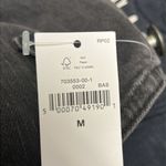 Gap  Acid Wash Black Adjustable Razorback Overalls Pockets and Side Buttons- M Photo 14