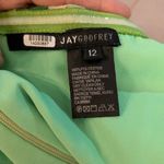 Jay Godfrey Lydia Green Floral Strapless Romper Pantsuit Retail $325 Size 12 Photo 8