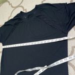 Onzie  Flow black mesh details long sleeve shirt, size ML Photo 5