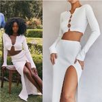 House Of CB  'Eloise'‎ Ivory Cropped Cardigan NWOT size XL Photo 10