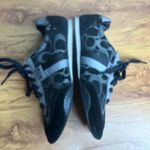 Coach  Kinsley Signature C Monogram Sneakers Size 9.5 Black Gray Casual Lace Up Photo 7