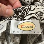 Talbots Elegant Brown and White Paisley Women's A-Line Skirt Worn Once Photo 8