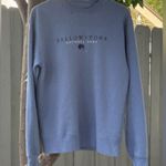 Gear for Sports Yellowstone National Park Embroidered Crewneck Sweatshirt – Slate Blue Size S Photo 0