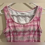 Everlast Pink and White Workout Tank Top with Lightly Padded Bra-XL Photo 1
