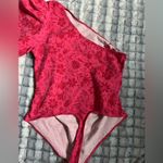 Free People one shoulder floral bodysuit Photo 4