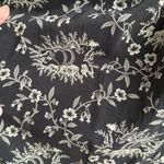 The Kooples FLAWED  Rodeo Snake Print Silk Ruffle Dress, Black/Cream, Size Small Photo 3