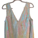 Free People Intimately‎  Cream Pearl Embellished Sequin Shift Slip Dress XS Photo 3