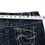 Hydraulic ‎ Y2K Low Rise Embellished Distressed Cuffed Capri Size 9/ 10 Edgy Glam Photo 4