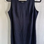Ann Taylor Vintage Loft 100% Silk Elegant Black Sleeveless Cocktail Dress Photo 0
