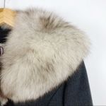 Vintage 1950s Claire Dratch Bethesda Fox Fur Collar Virgin Wool Jacket Coat S Photo 7