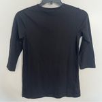 Quacker Factory New‎  Top Women’s XXS Black Christmas Shirt Stocking Rhinestones Photo 1