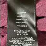 Anthropologie Eri + Ali Waterfall Swing Short Sleeve Top Wine Bordeaux Small Photo 8