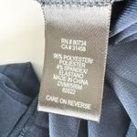 Max and Cleo  Halter Pleated Midi Dress‎ Navy Size Large Minimalist Retro Glam Photo 6