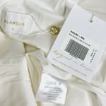 ALAMOUR THE LABEL Andrey Mini Dress, White, Medium White Photo 14