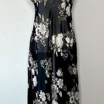 90s vintage floral lingerie gown Black Size L Photo 6