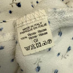 Brandy Melville Floral White & Blue Wrap Mini Dress - OS Photo 4