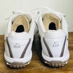 Nike  Air Embellish Women's 7 Golf Shoes Plaid Stinger Spikes Pewter White 2013 Photo 4