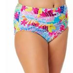 California Waves Womens Plus Floral Print Bottom Size 16/18 Photo 1