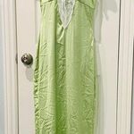 Princess Polly  Green Armas Lace Trim Maxi Dress Photo 0