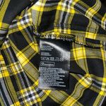 Divided ✨H&M Plaid Mini Dress Yellow Black 90's Y2K Cher Horowitz Clueless Med NWT Photo 4