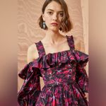 Ulla Johnson Caprice Floral Cotton Midi Dress, Color Zinnia, Size 2, NWT Photo 4