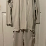 Banana Republic  Cream Ankle Pants & Top Set Photo 0