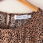 Petal and Pup  spotted ruffle tier midi dress womens SIZE 8 pockets Dalmatian print Photo 3