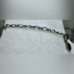 Givenchy Signed Hematite Crystal Flower Pendant Necklace Photo 6