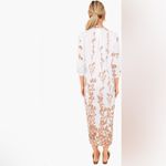 Tuckernuck x Ro’s Garden Clorinda Embroidered Long Caftan Kaftan in Leaf Sand Tan Size XS Photo 4