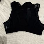 Alo Yoga  Black Bondage Sports Bra Photo 1