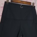 Glyder  THICK KNIT WIDE TOP WAISTBAND YOGA ATHLETIC BLACK LEGGINGS LARGE Photo 2