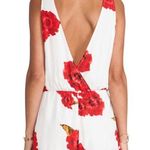 Winston White Ryder Mojave rose floral romper ruffle hem shorts Photo 1