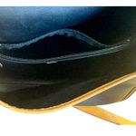 Vintage FRANCOIS MAROT PARIS France Pebble Black Leather Cross Body Purse Bag Photo 12