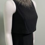 Aidan Mattox  Embellished Black Dress size 2 Photo 4